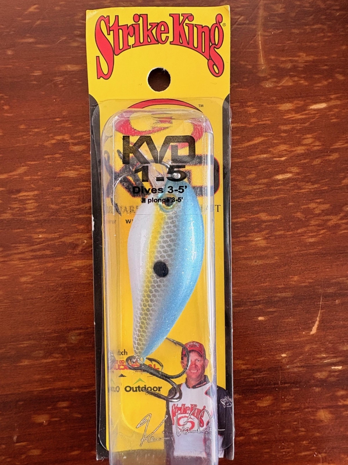 6 New Strike King KVD 1.5 Square Bill Sexy Shad Crankbaits - Image 2