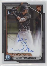 2024 Bowman Chrome Prospect Auto Javier Francisco #CPA-JFA Auto 11s9