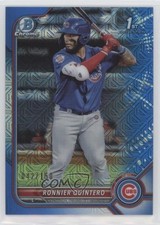 2022 Bowman Chrome Prospects Mega Box Blue Mojo Refractor Ronnier Quintero 0vf5