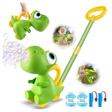 Uieeone Rechargeable Bubble Machine for Kids: Portable Dinosaur Bubble Maker ...
