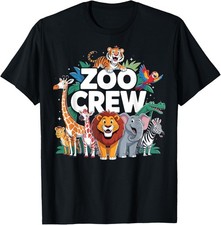 Zoo Crew Jungle Animal Lover Safari Wildlife Zoo Keeper T-Shirt Gift for Dad, Mo