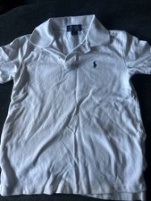 Polo By Ralph Lauren White Polo Boys Size 8