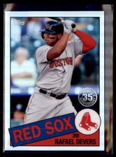 2020 Topps 35th Anniversary Rafael Devers Red Sox 85TC-8