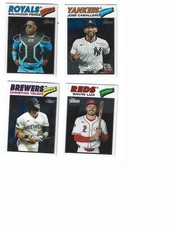 2026 topps heritage 4-chrome  cards 320-328-332-352