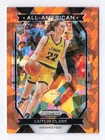 2024 Panini Prizm Draft Picks #23 Caitlin Clark RC All-American Orange Ice Prizm