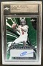 2022 Leaf Flash Forward Malik Cunningham Clear Green Pre Prod Auto #1/1