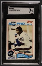 Lawrence Taylor 1982 Topps Rookie #434 SGC 7 NM - NY Giants