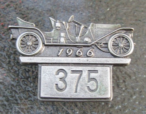 1966 Indianapolis 500 Stoddard Daytona Bastian Bros. Silver Pit Pin Low Number