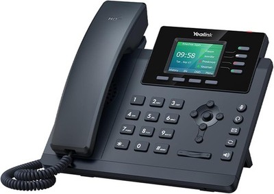 Yealink SIP-T34W WiFi IP Phone with 4 VoIP Accounts & 2.4'' Color Display - Black