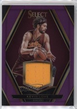 2015-16 Panini Select Swatches Purple Prizm /49 Kevin Love #8 2w8