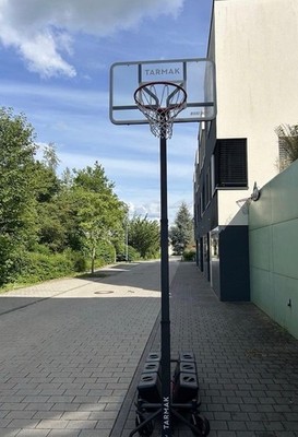 Tarmak B500 BOX transportable, höhenverstellbare Basketballanlage Polycarbonat