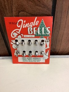 Vintage Walco Jingle Bells No. 161 Carded Japan Christmas Craft Gift Package