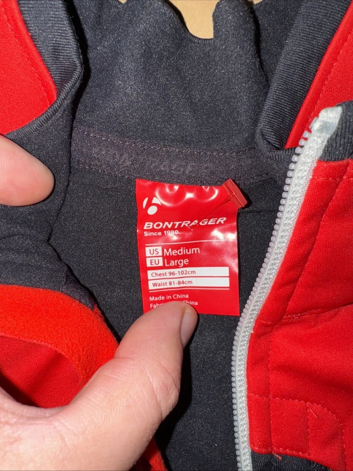 Chaqueta Bontrager Race Convertible Windshell Talla Us M Europa L  Foto 2 de 3
