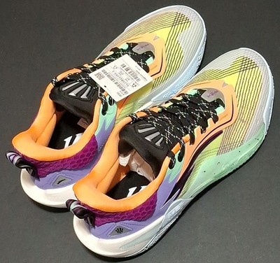 Anta Model 8125B1128S-2 Kai 1 Speed Men's 9.5, Green/Purple/White