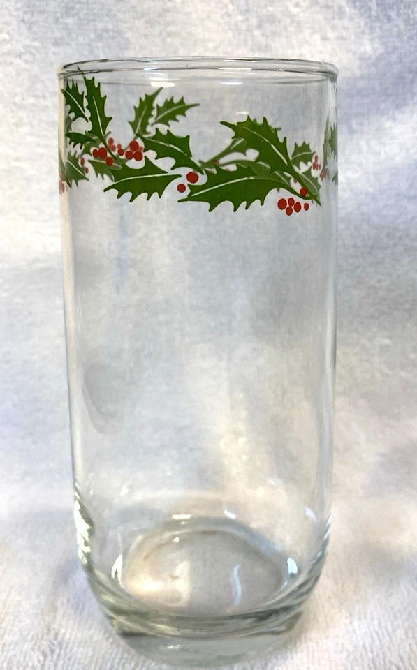 Anchor Hocking Holly ягоды 7 изделий освежающий набор кувшин + 6 стаканов новый - Изображение 2 из 4