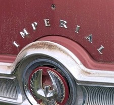 1964-65 Chrysler Imperial Trunk Badges Lettering Emblems Oem Ornament Lebaron 1964-65 Chrysler Imperial Trunk Badges Lettering Emblems Oem Ornament Lebaron