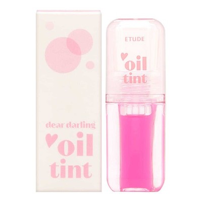 Etude Dear Darling Lip Oil Tint - 06 Pink Oil Moist Glossy Finish Lip Gloss