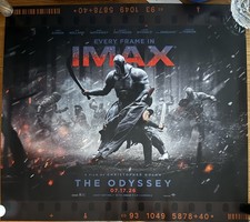 The Odyssey IMAX exclusive Film reel style Illustration Movie Poster RARE 30x34