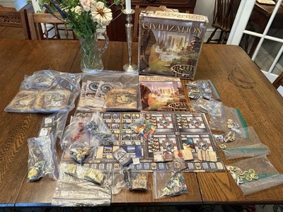 Sid Meiers Civilization Board Game Fantasy Flight Games 2010 COMPLETE