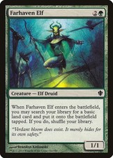 Farhaven Elf - 144 - MP - Commander 2013
