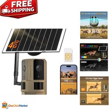 No WiFi Needed: 4G LTE Outdoor Security Camera with Solar Power  Night Vision