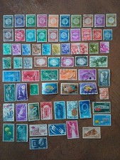 68 Timbres Israël Oblitérés Tribus Poissons Plantes 1957 TB
