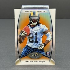 2012 Topps Platinum - Rookie Janoris Jenkins #136 Orange Refractor (RC)