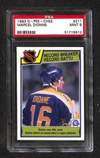 1983 O-Pee-Chee #211 MARCEL DIONNE PSA 9 Mint 31718912 