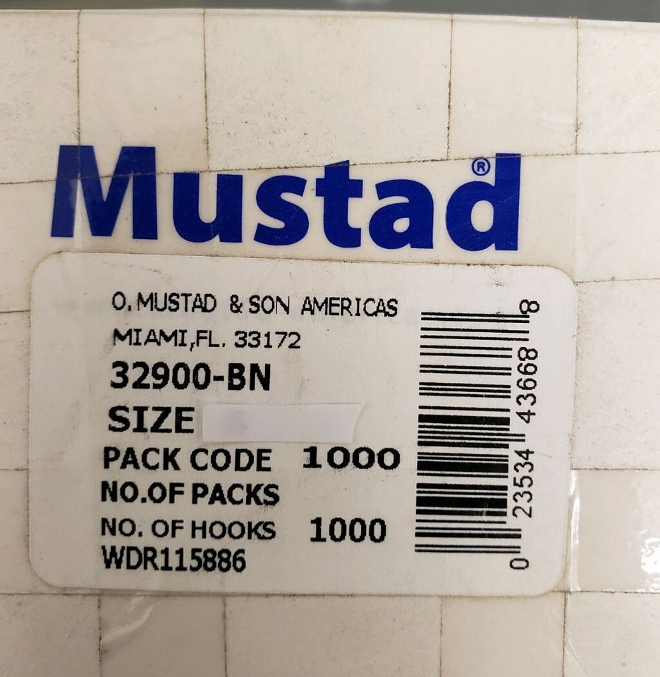 Mustad Jig Hooks 32750-BR-4-1000 - Confezione 1000 Ami Aberdeen 90° Per Pesce Persico E Panfish