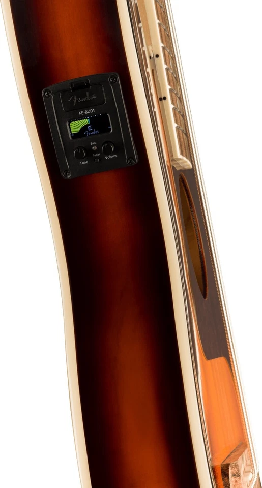 097-0583-500 Fullerton Precision Bass Uke Tortoiseshell Pickguard Sunburst - Image 4 of 4