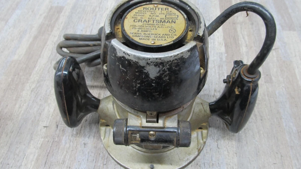 Craftsman router model 315 online