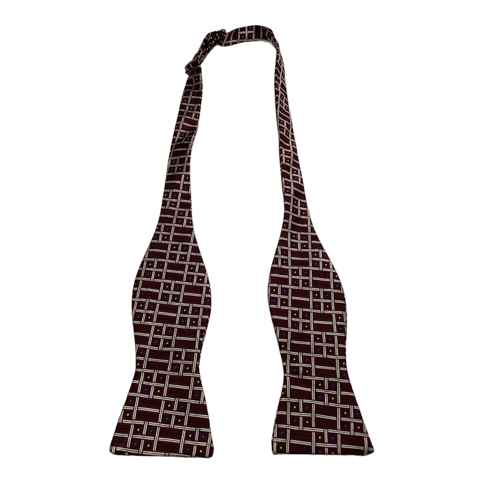 ROBERT TALBOTT Burgundy Geometric Adjustable Self… - image 2