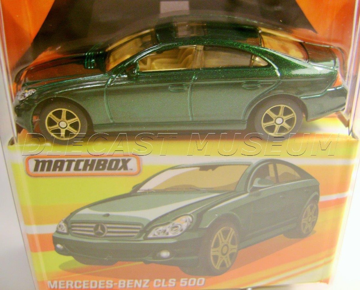 MERCEDES BENZ CLS 500 GREEN BEST OF MATCHBOX RUBBER TIRES RR 2016
