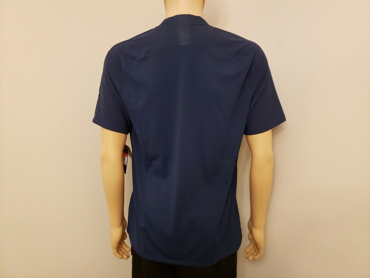 Nike Vaporknit II Soccer Shirt Jersey Navy Men's L Aq2674