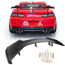 Fit for Chevy Camaro 16-23 ZL1 1LE Style Rear Trunk Wing Spoiler Matte Black