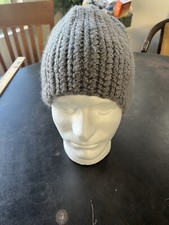 Crochet Handmade Hat/Beanie Gray