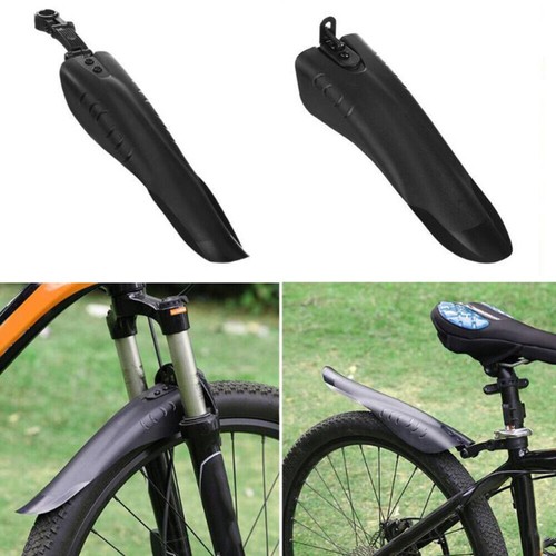 2pcs Mountain Bike Cycling MTB Mudguard Mud Guard Bicycle Fender Front Rear Tyre - Picture 2 of 15
