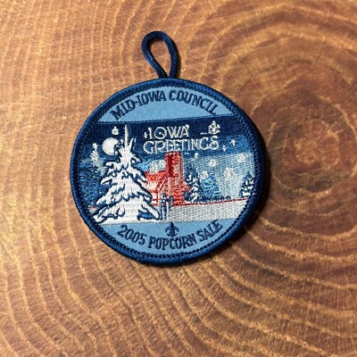 Mid-Iowa Council Iowa Greetings 2005 Popcorn Sale BSA Boy Scouts Patch