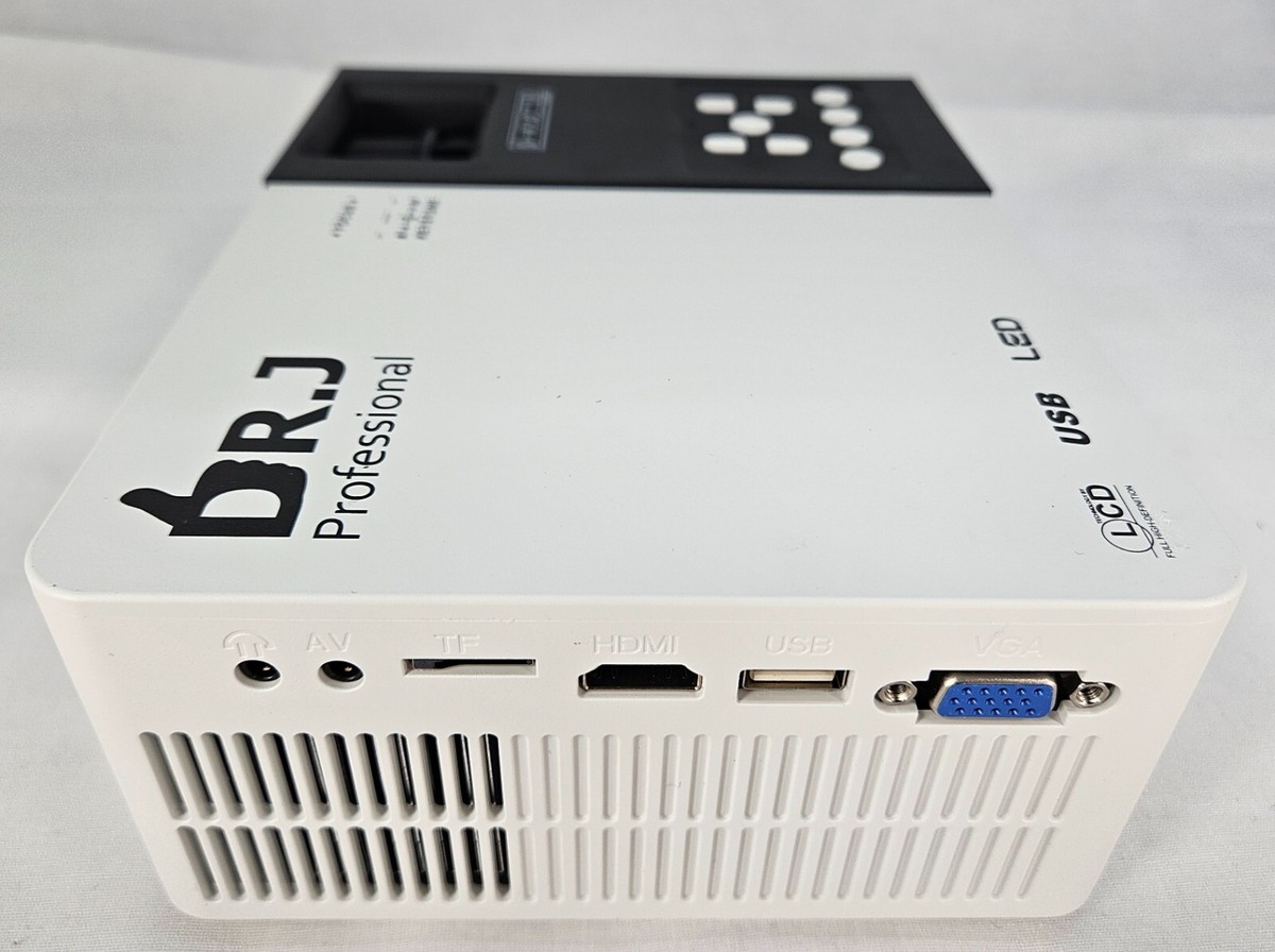 DR.J Professional Mini Projector with Bluetooth 5.1 IOS & Android