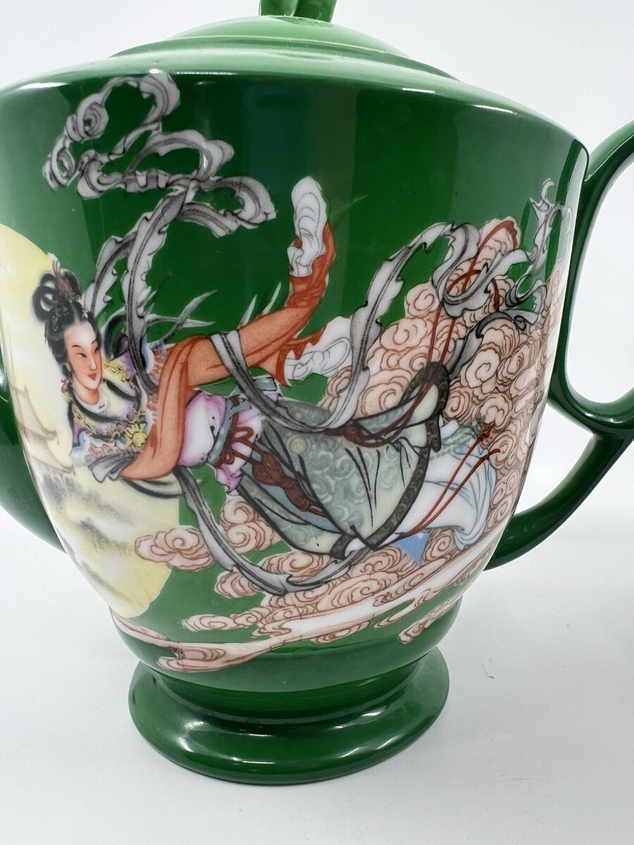 Gorgeous Chinese Min Gou Tang Shan Porcelain Green China Tea Gorgeous Chinese Min Gou Tang Shan Porcelain Green China Tea