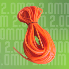 Hybrid Pole Elastic 2mm Size 12 Vibrant Orange - Match Fishing 10 METRES