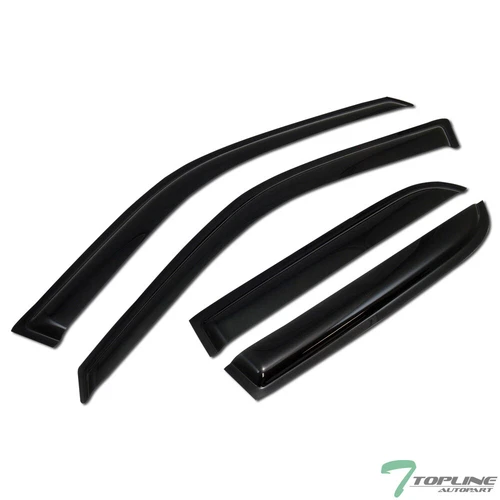 Topline for 2002-2006 Honda CRV Cr-v Sun Rain Guard Vent Shade Window Visors 4pc