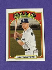 2021 Topps Heritage Mike Brosseau #260 Tampa Bay Rays (R)