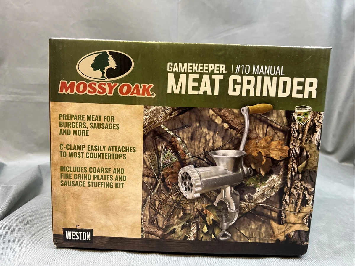 Weston #10 Heavy-Duty Manual Meat Grinder & Sausage Stuffer