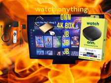 ONN Google TV 4K HD Streaming Box loades unli...