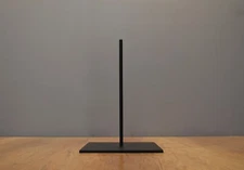 12" High Metal Display Rod Stand for Tribal Art & other Art objects 5x5"base