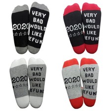Unisex Cotton Socks Funny Saying 2020 Very Bad Would Like Refund Hosiery
