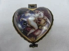 6 - Erotic Pill  box porcelain KPM trinket snuff box boite à pillules