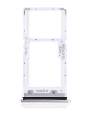 Replacement Dual Sim Card Tray Compatible For Xiaomi Mi 9 Lite/CC9 Pearl White