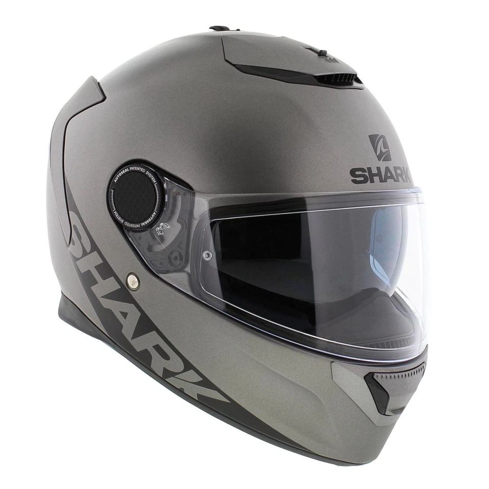 Shark Helmet Spartan 1.2 Blank Matte Anthracite Grey - Image 3 of 4